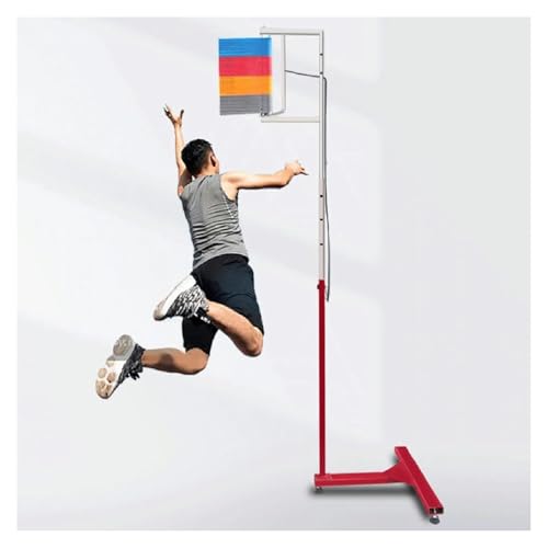 Vertikaler Sprungtester Sport-Vertikal-Hochsprungtester, Sprungfähigkeitstester mit Kordelzug, 1,7–3,6 m/5,5–11,8 Fuß Höhe von MMDXDLX