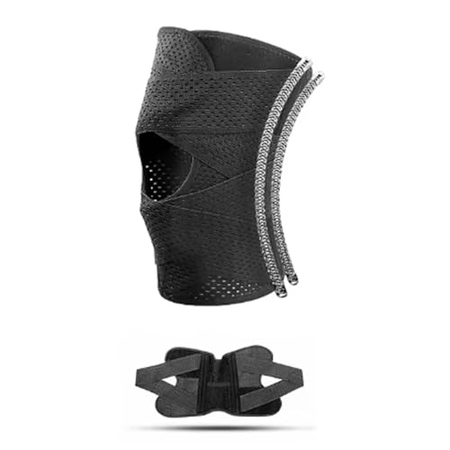 MMRTDJDR 1PC Sport Kneepad Fitness Volleyball Brace Schutz Knie Unterstützung Gelenke Protector Druck Elastische Knie Pads von MMRTDJDR