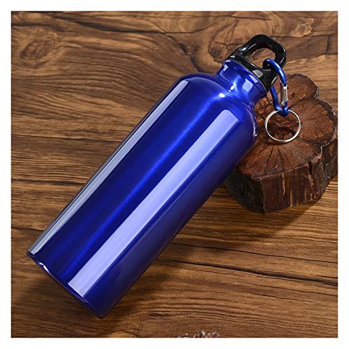 MMRTDJDR 500 ml Outdoor-Sport-Wasserflasche, multifunktionale tragbare Aluminium-Trinkwasserflasche zum Radfahren, Wandern, Camping, Flasche (Farbe: A blau) von MMRTDJDR