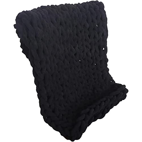 MMRTDJDR Grob gestrickte Decken und Überwürfe, 100 x 150 cm, gestrickte Überwurfdecke für Sofa, grob gestrickte Decke, weich, sperrig, handgefertigt, Überwurf für Schlafzimmer, Sofa, Dekoration, groß von MMRTDJDR