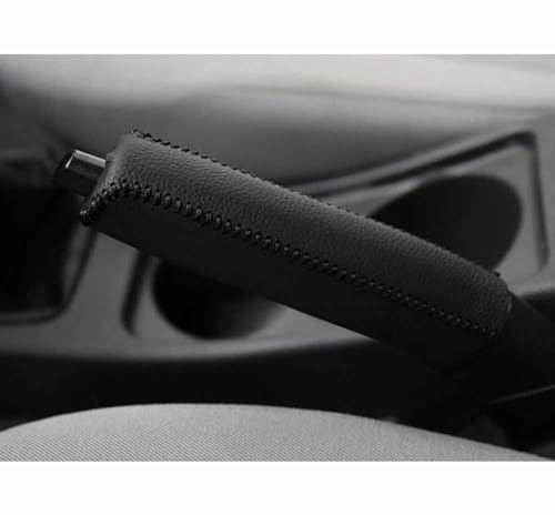 Auto Handbremse Abdeckung, für Audi Q3 Q5 Q7 A2 A3 A4 A5 A6 A7 A8 Silikon Rutschfeste Handbremshebel Hülle, Leder Handbremse,Handbremsengriffe Schutzhülle,C von MNBVGHH