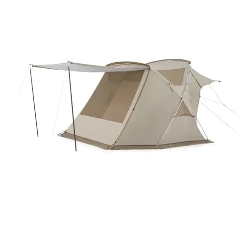 Tunnelzelte Outdoor-Camping-Pop-Up-Reise-Auto-Docking-Seitenmarkise, 2 Personen, wasserdichtes Vordach, komplettes Set, UV-Strand, tragbares Zelt Campingzelt von MNEVZX