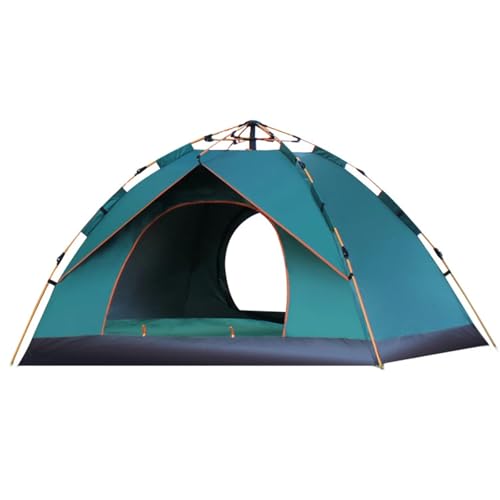 Tunnelzelte Outdoor-Pop-Up-Zelt, wasserabweisend, tragbar, Sofort-Campingzelt für 1–2 Personen, Familienzelt Campingzelt(Green for 1-2 People) von MNEVZX