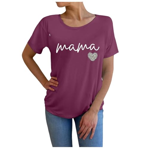 MNRIUOCII Damen Stillshirt Kurzarm Umstandsshirt Stillen Stillfreundliches T-Shirt mit Reißverschluss Mama's Boobery Always On Tap Oberteil Elegant Schwangere Nursing Tops von MNRIUOCII