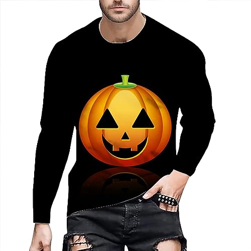 MNRIUOCII Halloween Print T Shirt Humor Halloween Tshirt Herren Shirt Vintage Damenshirt Crop Tops Tshirt T-Shirt Problem Gelöst Sale Tshirt Sommershirt von MNRIUOCII