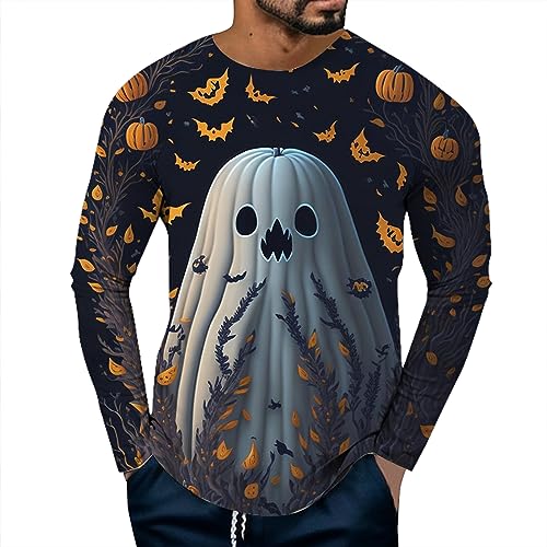 MNRIUOCII Halloween Tshirt Humor Hässliche Tshirts Tshirt Retro Damenshirt Horror Kleidung Shirt Halloween T-Shirt Blutiges T-Shirt Sommershirt von MNRIUOCII