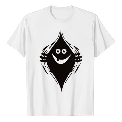 MNRIUOCII Problem Gelöst Halloween T-Shirt Casual Halloween Shirt Herren Shirt Atmungsaktive Shirt Pirat Longshirt Tshirt T-Shirt Sportkleidung Shirt Sommershirt von MNRIUOCII