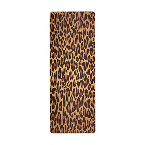 MNSRUU Reise-Yogamatte mit Leoparden-Muster, schwarz, 66 x 180 cm, rutschfeste Gummi-Faltmatte für Yoga, Pilates, Frauen, Heim-Fitnessübungen MNSRUU Reise-Yogamatte mit Leoparden-Muster, schwarz, 66 x 180 cm, rutschfeste Gummi-Faltmatte für Yoga, Pilates, Frauen, Heim-Fitnessübungen von Mnsruu