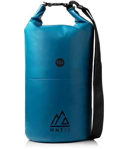 MNT10 Dry Bag Premium Packsack wasserdicht mit Tragegurt I Dry Bags Waterproof in 10l oder 20l I Wasserfeste Tasche für Reisen, Outdoor und Camping I Seesack robust und widerstandsfähig von MNT10