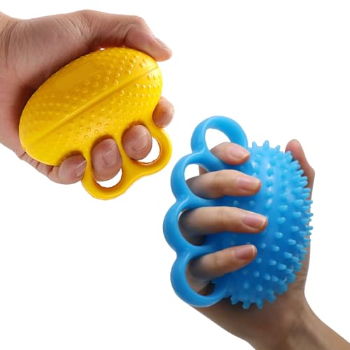 2 Stück Stressball Für Hände Therapie, Handtrainer Fingertrainer, Massageball Für Die Hand, Finger Training, Lindert Stress, Für Hände Therapie Arthrose, Knetball Für Hände therapie, Antistressball 2 Stück Stressball Für Hände Therapie, Handtrainer Fingertrainer, Massageball Für Die Hand, Finger Training, Lindert Stress, Für Hände Therapie Arthrose, Knetball Für Hände therapie, Antistressball von MOAZIFI