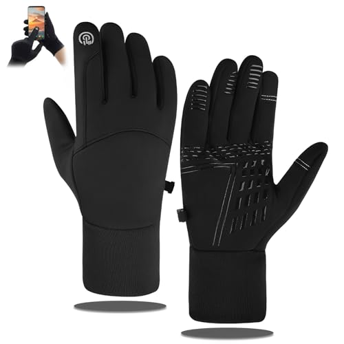 Fahrrad Handschuh Herren Damen, Fahrradhandschuhe Herren Winter, Fahrradhandschuhe Winter, Wasserabweisende Touchscreenhandschuhe, Handschuhe Fahrrad Herren, Für Fahrrad, Laufen, Wandern, Fahren Fahrrad Handschuh Herren Damen, Fahrradhandschuhe Herren Winter, Fahrradhandschuhe Winter, Wasserabweisende Touchscreenhandschuhe, Handschuhe Fahrrad Herren, Für Fahrrad, Laufen, Wandern, Fahren von MOAZIFI