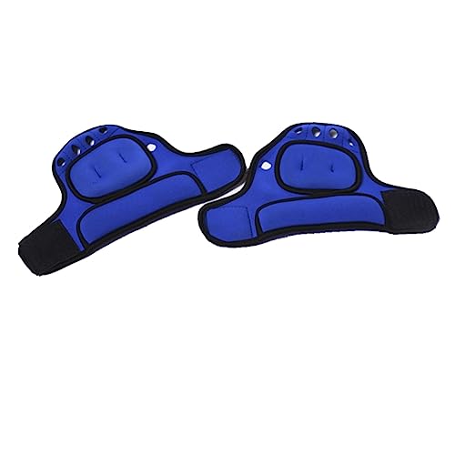 MOBUTOFU 1 Paar Handschuhe für das Widerstandstraining Fitness Handschuhe fitnesshandschuhe gewichtete Fingerlose Handschuhe Handschuh mit zusätzlichem Gewicht gewichtete Handschuhe Blue von MOBUTOFU