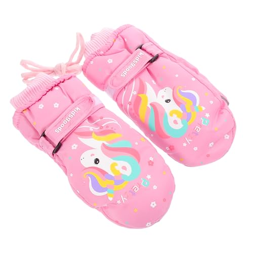 MOBUTOFU 1 Paar Kinder Skihandschuhe Skihandschuhe Kleinkindhandschuh Kinder Warme Handschuhe Fäustlinge Sporthandschuhe Fäustlinge Kinder Wasserdicht Handschuhe Full Coverage Handschuhe von MOBUTOFU