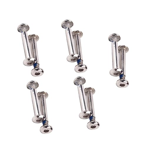 MOBUTOFU Rollenschrauben-Set 16-teilig Skating-radschraube Edelstahlmaterial Universell Passend für Inline-Skates MOBUTOFU Rollenschrauben-Set 16-teilig Skating-radschraube Edelstahlmaterial Universell Passend für Inline-Skates von MOBUTOFU