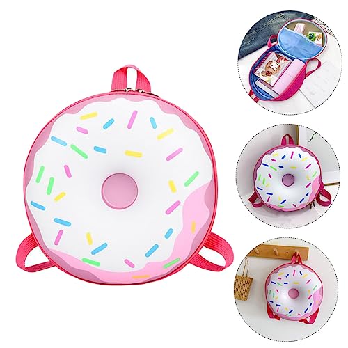 MOBUTOFU 1Stk Donut-Rucksack Rucksack tragerucksack für Backpack Einkaufsrucksack Donut-Tasche Aufbewahrungstasche Bauchmuskelbeutel tragbare Tasche Abs Rosy von MOBUTOFU