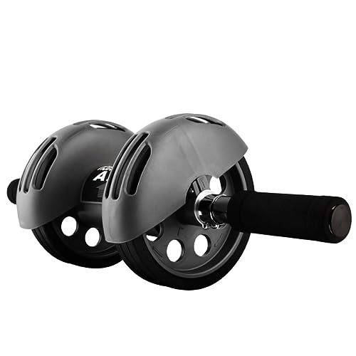 MOBUTOFU 2 Räder Bauchroller Ab Roller Mit Automatischem Rückprall Ergonomischen Griffen Und Gepolstertem Kniepolster Für Effektives Bauchmuskeltraining Zu Hause Fitnessgerät Für änner von MOBUTOFU