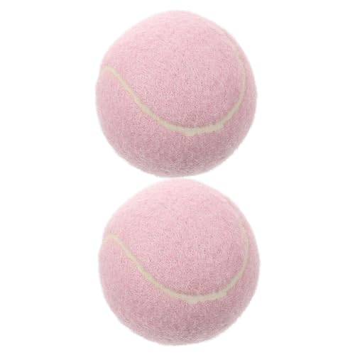 MOBUTOFU 2 Stück Tennisspielzeug Tennis Für Spieler Training Tennisball Anfängertraining Tennisgummi Tennisbälle Rosa Tennisbälle Spielplatz Tennis Mädchen Das Tennis Spielt MOBUTOFU 2 Stück Tennisspielzeug Tennis Für Spieler Training Tennisball Anfängertraining Tennisgummi Tennisbälle Rosa Tennisbälle Spielplatz Tennis Mädchen Das Tennis Spielt von MOBUTOFU