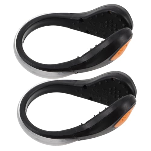 MOBUTOFU 2St Leuchtendes Schuhcliplicht Jogging Beleuchtung Leuchtende Schuhklammer LED Schuhclip Lichter Fahrrad Warnleuchten Clip-On-Licht zum Laufen Lauflicht für Läufer Schuhe leicht pp von MOBUTOFU