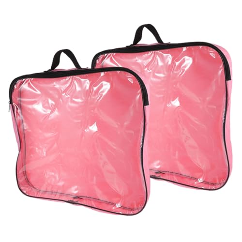 MOBUTOFU 2st Schlittschuhtasche Behälter Für Eislaufschuhe Schlittschuhe Für Frauen Rollentragetasche Tasche Für Rollschuhe Mit Reißverschluss Rollschuh-Organizer Rosa Oxford-Stoff MOBUTOFU 2st Schlittschuhtasche Behälter Für Eislaufschuhe Schlittschuhe Für Frauen Rollentragetasche Tasche Für Rollschuhe Mit Reißverschluss Rollschuh-Organizer Rosa Oxford-Stoff von MOBUTOFU