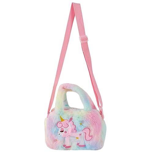 MOBUTOFU Einhorn üsch Umhängetasche Für ädchen üße Cartoon Handtasche Perfekte Geldbörse Für Bequeme Schultertasche Für Alltag Und Freizeit Ideales Für Kleine von MOBUTOFU