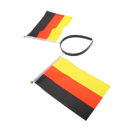 MOBUTOFU Europacup Fan Stirnband Party Fußball Kopfbedeckung Deutschland Flaggen Stirnband Sport Stirnband Fußball Party Foto Requisite Deutschland Flagge Entworfener Kopfschmuck von MOBUTOFU