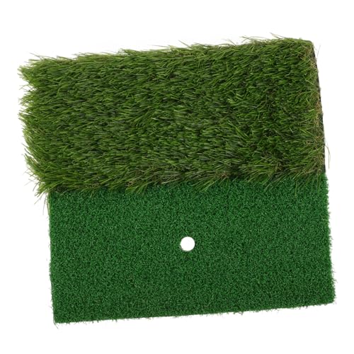 MOBUTOFU Golf Trainingsmatte Hochwertige Golf Schlagmatte Für Indoor Und Outdoor 2 Farbiges Design Ideale Übungsmatte Für Chipping Und Putting Perfekte Golf Zubehör Für Zuhause Und von MOBUTOFU