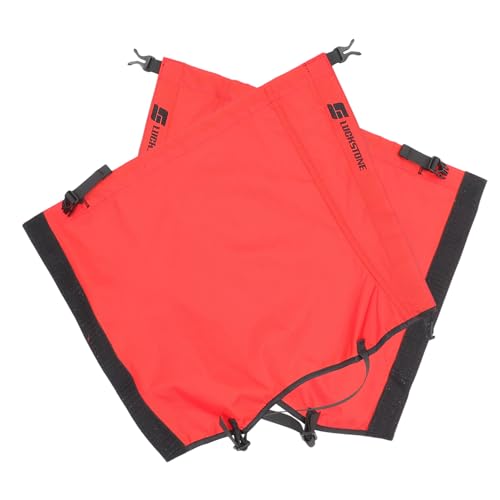 MOBUTOFU Hiking Gaiters Für änner Und Frauen wasserdichte Verschleißfeste Gamaschen Für Outdoor Aktivitäten Schneeschutz Und Schutz Für Die Waden Rote Farbe Größe von MOBUTOFU