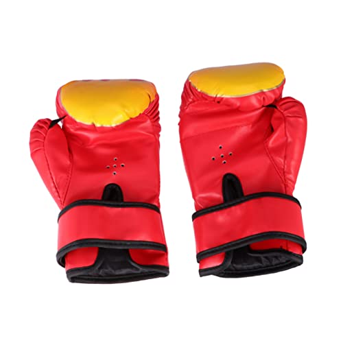 MOBUTOFU Kinder Boxhandschuhe Mit Flammenmuster Für Taekwondo Und Kickboxen Trainingshandschuhe Zufälliger Farbe Für Jungen Und ädchen Ideal Für Sparring Und Boxsacktraining von MOBUTOFU