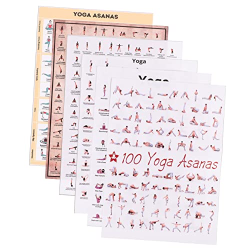 MOBUTOFU Yoga-Posen-Tabelle Für Das Fitnessstudio Zu Hause 6-teilig Yoga-Poster Wandkunst Für Wohnzimmer MOBUTOFU Yoga-Posen-Tabelle Für Das Fitnessstudio Zu Hause 6-teilig Yoga-Poster Wandkunst Für Wohnzimmer von MOBUTOFU