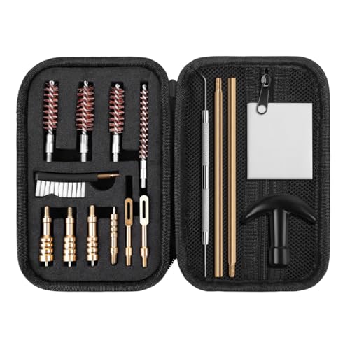 MOCNT 16Stk Waffenreinigungsset Reinigungsset Waffenpflege Waffenreinigung Messingbürsten Laufreinigung für Gewehr Luftpistole Pistole Flinte .22 .357 .38 9mm .40 .45 MOCNT 16Stk Waffenreinigungsset Reinigungsset Waffenpflege Waffenreinigung Messingbürsten Laufreinigung für Gewehr Luftpistole Pistole Flinte .22 .357 .38 9mm .40 .45 von MOCNT