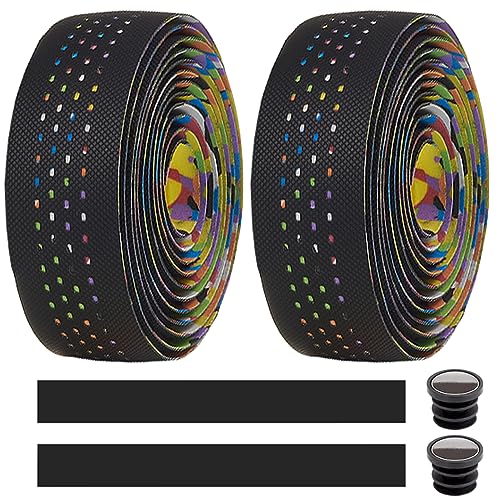 MOCNT 2 Rollen Fahrrad Lenkerbänder Radfahren Rennrad Lenkerband Leder PU Eva Cycling Band rutschfest Komfort Stoßdämpfend Griffband Bandwickel Mit Lenkerendstopfen Bunt MOCNT 2 Rollen Fahrrad Lenkerbänder Radfahren Rennrad Lenkerband Leder PU Eva Cycling Band rutschfest Komfort Stoßdämpfend Griffband Bandwickel Mit Lenkerendstopfen Bunt von MOCNT