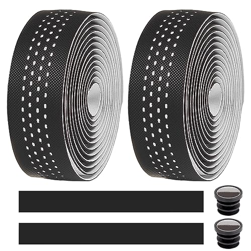 MOCNT 2 Rollen Fahrrad Lenkerbänder Radfahren Rennrad Lenkerband Leder PU Eva Cycling Band rutschfest Komfort Stoßdämpfend Griffband Bandwickel Mit Lenkerendstopfen Weiß MOCNT 2 Rollen Fahrrad Lenkerbänder Radfahren Rennrad Lenkerband Leder PU Eva Cycling Band rutschfest Komfort Stoßdämpfend Griffband Bandwickel Mit Lenkerendstopfen Weiß von MOCNT