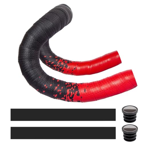MOCNT Fahrrad Lenkerbänder PU Radfahren Rennrad Lenkerband Cycling Rennrad Band Rutschfestes Komfortabel Klebeband Stoßdämpfend Lenkergriffband Atmungsaktive Farbverlauf Rot MOCNT Fahrrad Lenkerbänder PU Radfahren Rennrad Lenkerband Cycling Rennrad Band Rutschfestes Komfortabel Klebeband Stoßdämpfend Lenkergriffband Atmungsaktive Farbverlauf Rot von MOCNT