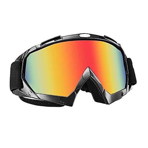 MOCNT Motorradbrille ATV Dirt Bike Brille Crossbrille Skibrille Sonnenbrille Motorradbrillen Anti Fog Schutzbrille Winddichte Motocross Brille Helmbrillen Orange Len von MOCNT