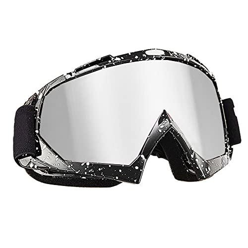 MOCNT Motorradbrille ATV Dirt Bike Brille Crossbrille Skibrille Sonnenbrille Motorradbrillen Anti Fog Schutzbrille Winddichte Motocross Brille Helmbrillen Silber Len MOCNT Motorradbrille ATV Dirt Bike Brille Crossbrille Skibrille Sonnenbrille Motorradbrillen Anti Fog Schutzbrille Winddichte Motocross Brille Helmbrillen Silber Len von MOCNT