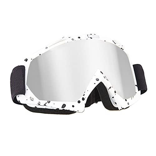 MOCNT Motorradbrille ATV Dirt Bike Brille Crossbrille Skibrille Sonnenbrille Motorradbrillen Anti Fog Schutzbrille Winddichte Motocross Brille Helmbrillen Silber Len MOCNT Motorradbrille ATV Dirt Bike Brille Crossbrille Skibrille Sonnenbrille Motorradbrillen Anti Fog Schutzbrille Winddichte Motocross Brille Helmbrillen Silber Len von MOCNT