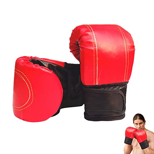 Kickbox-Handschuhe, mattes Finish, PU-Herren-Boxhandschuhe mit mehrschichtigem hochdichtem Futter, Boxhandschuhe für besseren Halt beim Boxen, Kickboxen, Muay Thai-Kampfsport Modgal Kickbox-Handschuhe, mattes Finish, PU-Herren-Boxhandschuhe mit mehrschichtigem hochdichtem Futter, Boxhandschuhe für besseren Halt beim Boxen, Kickboxen, Muay Thai-Kampfsport Modgal von MODGAL