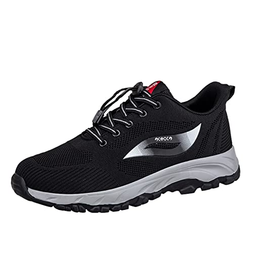 MODSGUE Sportschuhe Für Damen, Warme Komfortschuh, Ergonomischer Walkingschuhe, Vier-Jahreszeiten Sneaker, Dämpfung Turnschuhe, Flachen Laufschuhe, Reisen Reiterstiefel, Schwarz von MODSGUE