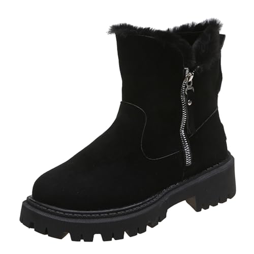 MODSGUE Stiefeletten Damen Grace Schneestiefel - Gefüttert Winterschuhe Ankle Boots Wasserdicht Warm Snowboot Mit Futter Herbst Winter Winterstiefel Komfort Stiefel Snow Winterboots with Lining von MODSGUE