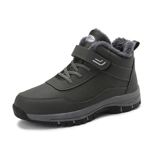 MODSGUE Wanderschuhe Damen, Leicht Winterschuhe, Weich Freizeitschuhe, Vier-Jahreszeiten Sneaker, Mid Traillaufschuhe, Flachen Laufschuhe, Erhöhter Dämpfung Straßenlaufschuhe, Weiß von MODSGUE