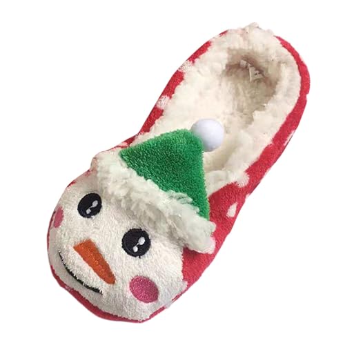 MODSGUE Weihnachten Hausschuhe Winter Damen Herren Flaumig Slippers Plüsch Pantoffeln Tiere Niedliche Cartoon Hauspantoffeln Kuschelige Basic Lässiges Indoor Mädchen Frauen von MODSGUE