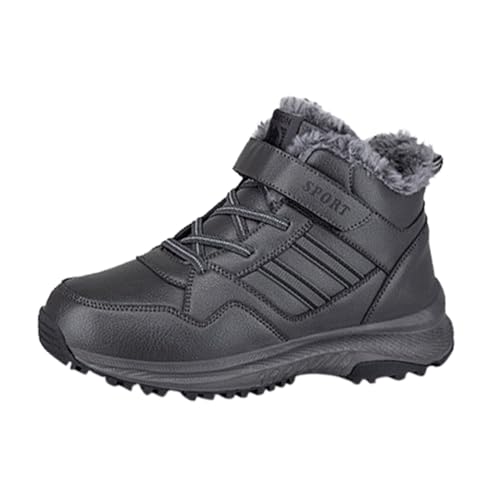 MODSGUE Winterschuhe Damen, Winter Damenschuhe, Running Schuhe, Vier-Jahreszeiten Sneaker, rutschfest Schneestiefel, Dicken Sohlen Laufschuhe, Erhöhter Dämpfung Schuh, Schwarz von MODSGUE