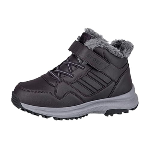 MODSGUE Winterschuhe Damen, Winter Damenschuhe, Running Schuhe, Vier-Jahreszeiten Sneaker, rutschfest Schneestiefel, Dicken Sohlen Laufschuhe, Erhöhter Dämpfung Schuh, Schwarz von MODSGUE