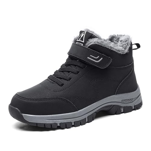 MODSGUE Winterschuhe Damen, Winter Winterschuhe, Running Walkingschuhe, Vier-Jahreszeiten Sneaker, Mid Fitnessschuhe, Flachen Pflegeberufe, Reisen Straßenlaufschuhe, Weiß von MODSGUE