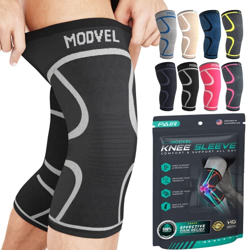MODVEL Kniebandage Set für Damen und Herren, atmungsaktive Knee Support, Größe M MODVEL Kniebandage Set für Damen und Herren, atmungsaktive Knee Support, Größe M von MODVEL