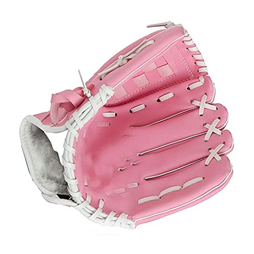 Baseball Handschuhe,PU-Leder Baseball Glove Baseball-Catcher-Handschuh verdickt Sich für Kinder und Erwachsene Vier Arten für Match and Training XS = 9,5 "S = 10,5" M = 11,5 "l = 12,5" (Color : Light von MOEENS