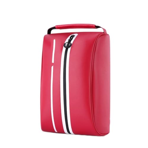 MOEIDO Schuhbeutel 10PCUltra Portable Shoe Bag Golf Shoe Bag Waterproof Fabric Sneaker Bag(Color:Red) von MOEIDO
