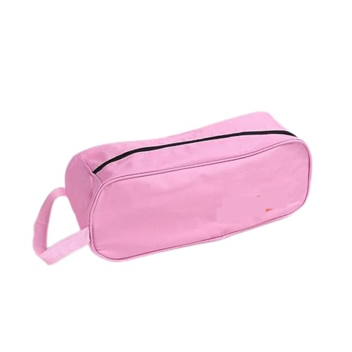 MOEIDO Schuhbeutel Portable Waterproof Travel Shoes Bag Breathable Organizer Gym Training Yoga Basketball Football Shoes Transparent Storage Bag(Color:Pink) von MOEIDO