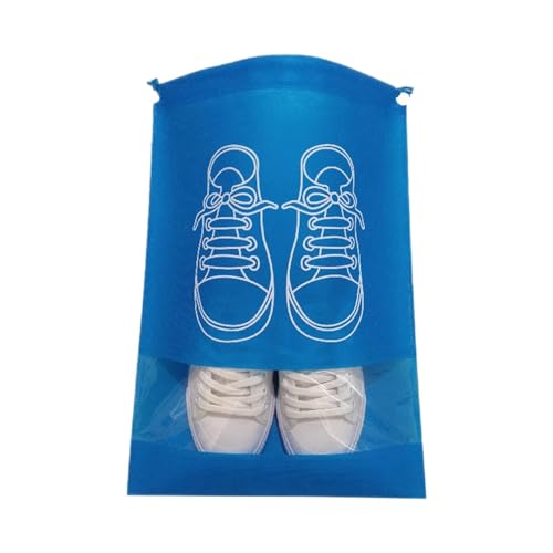 MOEIDO Schuhbeutel Shoes Storage Bag Dustproof Package Bag Closet Organizer Travel Portable Bag Waterproof Clothes Classified Pocket Bag(Color:Blue,Size:3PCS 27x36cm) von MOEIDO