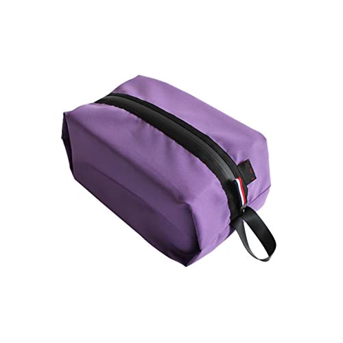 MOEIDO Schuhbeutel Tragbare wasserdichte Organizer Reisetasche Schuhtasche Schrank Organizer Strand Aufbewahrungstasche Spielzeugtasche Schuhe Sortiertaschen Organizer Taschen(Color:Purple) von MOEIDO